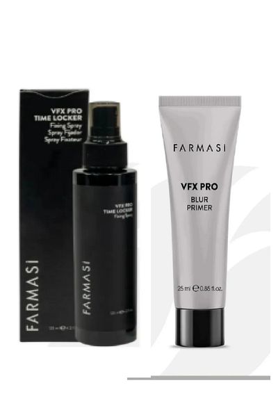 Farmasi Makeup Fixative 115 Ml + Vfx Pro Makeup Base 25 Ml 2 Pack