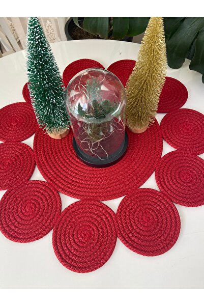 Nev Design Jute, Wicker, Runner, Polyester Tablecloth 50X50