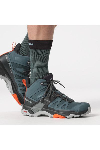 Salomon X Ultra 4 Goretex Men's Turquoise Boots & Boots