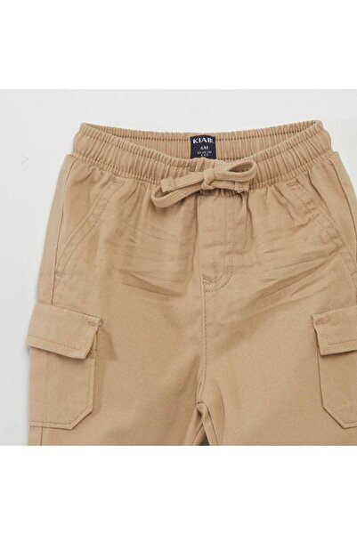 KIABI Joggers with flap pockets BEIGE