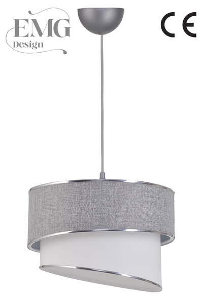 polle Galaxy Modern Kumaş Başlıklı 2 Katlı Yatak Odası Çocuk Odası Salon Mutfak Hol Avize