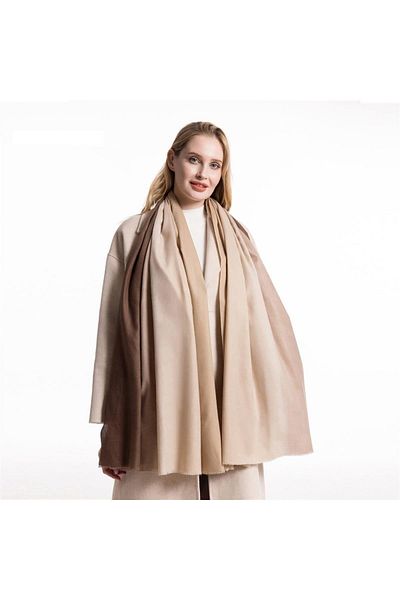 FENZA SCARF Fenza T-812-5 Wool Cashmere Scarf