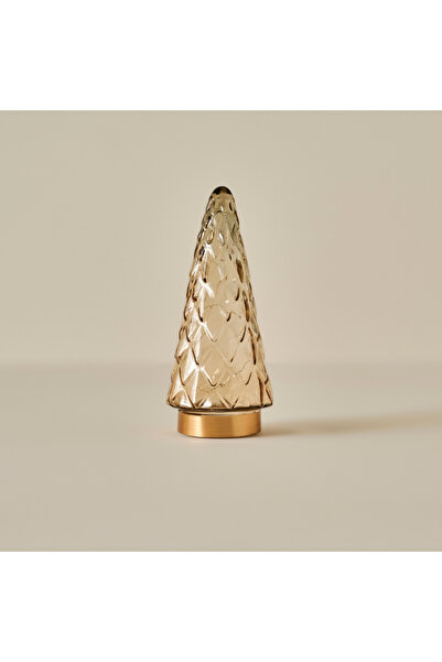 Bella Maison Pine Tree Yılbaşı Ledli Aydınlatma Gold (24 cm)