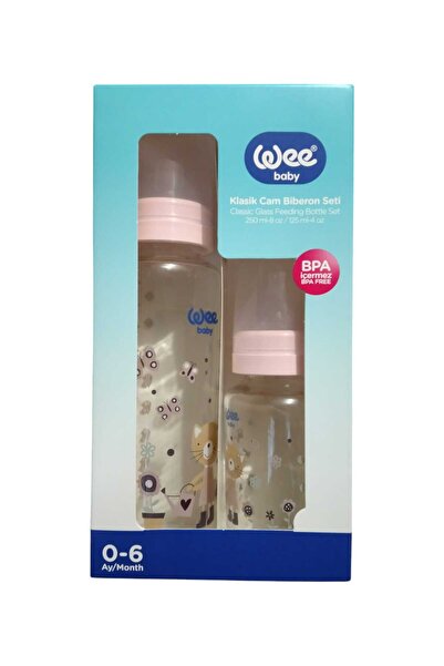 Wee Baby Klasik Cam Biberon Seti 250-125 ml