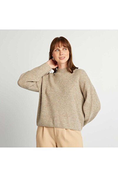 KIABI High-neck sweater BROWN