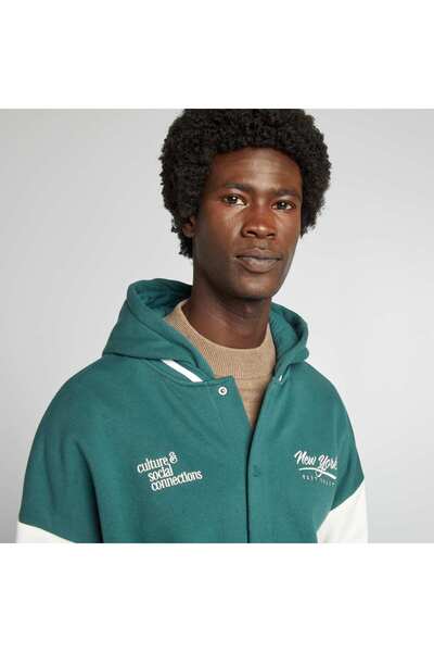 KIABI Campus-style hoodie WHITE