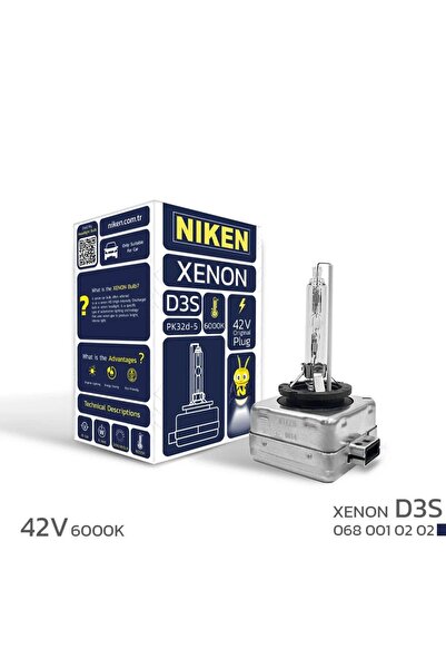Niken D3S Xenon Far Ampulü 42V 35W 6000Kelvin