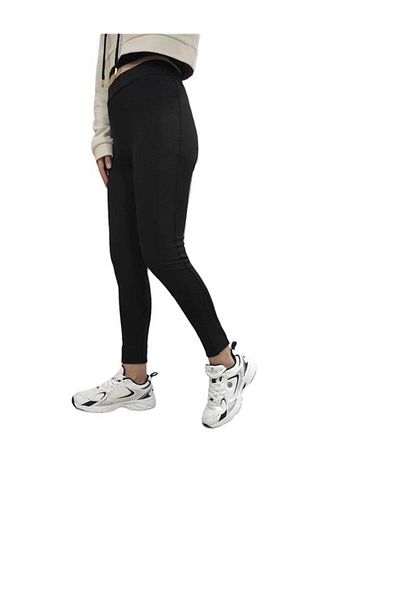 Markahit Women's Black Winter Gathering Leggings with Stripe on the Sides