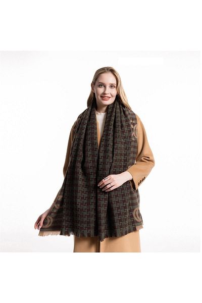 FENZA SCARF Fenza Y-830-3 Wool Cashmere Scarf