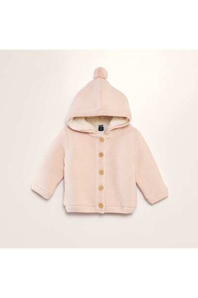 KIABI Sherpa-lined hoodie PINK
