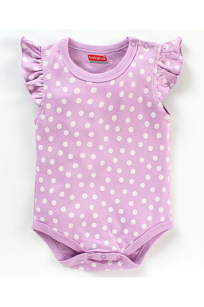 Babyhug %100 Kısa Kollu Taşıma ve Nokta Baskılı Tek Parça 3'lü Paket - çok Renkli