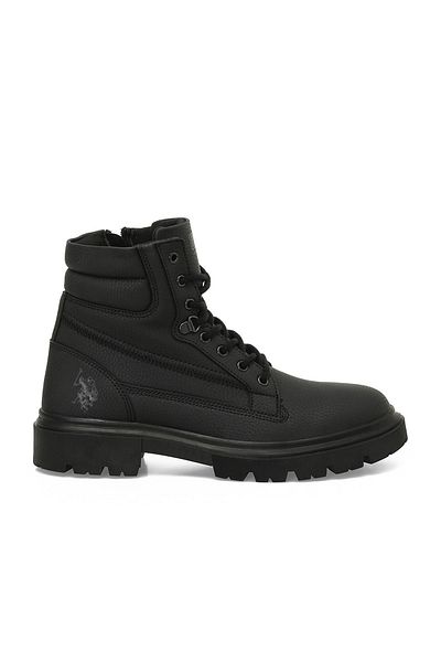 U.S. Polo Assn. NOE 4PR Μαύρα Ανδρικά Μποτάκια