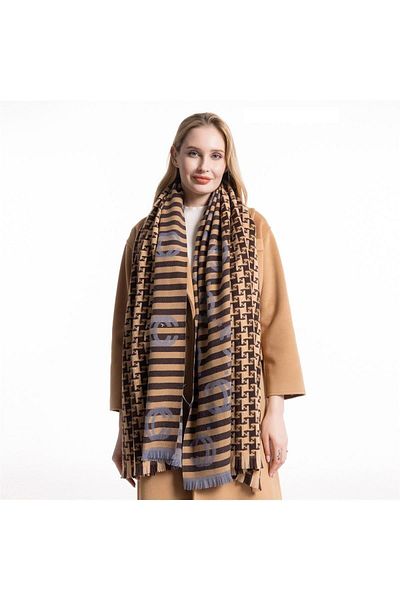 FENZA SCARF Fenza Y-830-2 Wool Cashmere Scarf