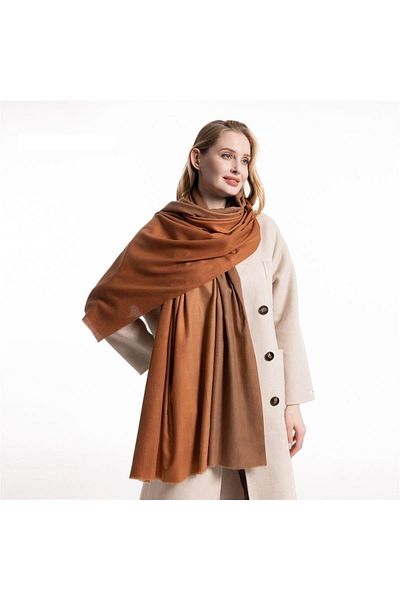 FENZA SCARF Fenza T-812-10 Wool Cashmere Scarf