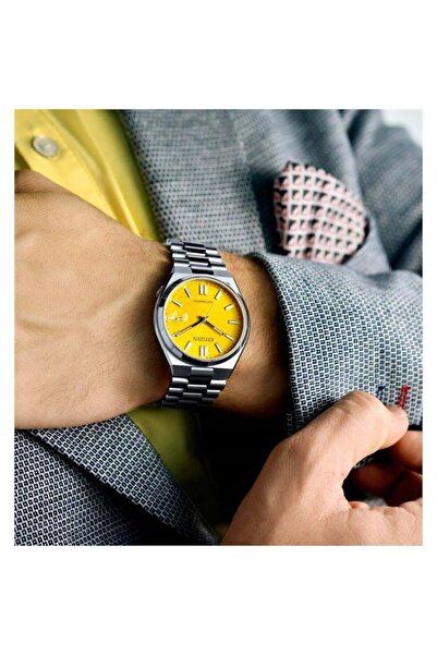 Citizen Tsuyosa NJ0150-81Z Automatic Steel Yellow Dial 40 mm Men's Wristwatch