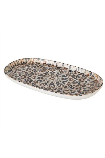 Mudo Home Ephesus Plain Boat Plate 34cm