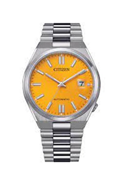 Citizen Tsuyosa NJ0150-81Z Automatic Steel Yellow Dial 40 mm Men's Wristwatch