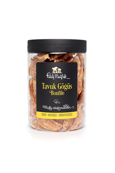 Patili Mutfak Kurutulmuş Tavuk Göğüs Bonfile – %100 Doğal, Katkısız, Koruyucusuz Ödül Maması - 150 Gr.
