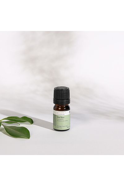 Radika Aromatherapy Teebaumöl, Ätherisches Öl, 100% Rein, Bio, Natürlich, 10 ml