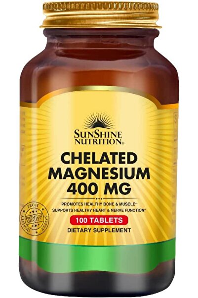 Sunshine Nutrition المغنيسيوم 400 ملغ أقراص 100S