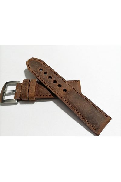 FADO &Genuine Gray Leather Watch Band Compatible with Every Watch 20 mm (33)
