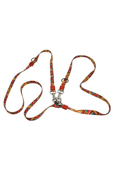 VSLT HANDMADE Medium Breed (up to 40 Kilos) Dog Walker Strap with Double Carabiner and Double Hook