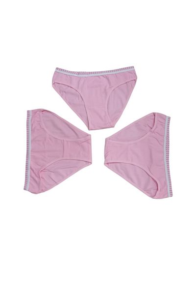 MODY 3 Pcs Solid Color Sports Panties