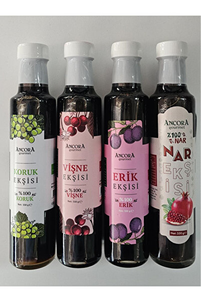 Ancora 4lü EKŞİ SETİ (NAR EKŞİ-KORUK EKŞİ-ERİK EKŞİ-VİŞNE EKŞİ)