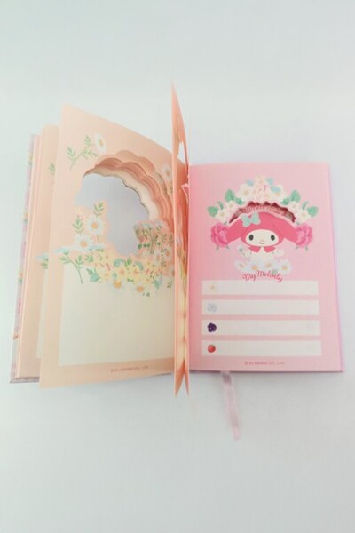 Miniso Sanrio Lisanslı Sert Kapak Not Defteri (96 Yaprak) - My Melody