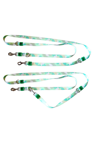 VSLT HANDMADE Medium Breed (up to 40 Kilos) Dog Walker Strap with Double Carabiner and Double Hook