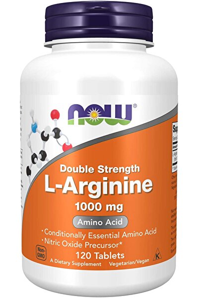 Now L-Arginine 1000Mg 120Tabs Double Strength