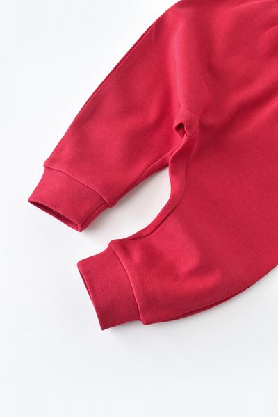 BabyCosy Pantaloni Bebe Unisex Din Bumbac Organic Rosu