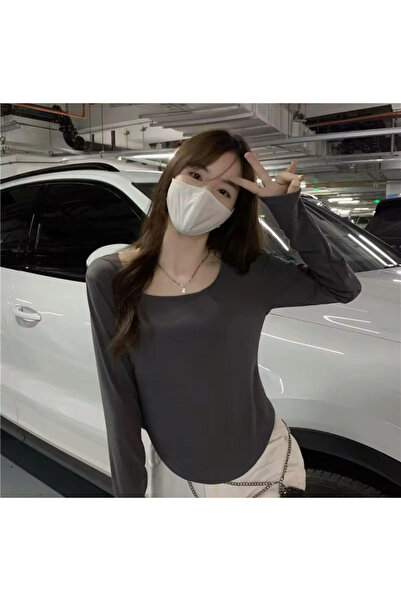 Toum MODESSY Dug Rukav Y2K Cahron Osnovni Bodysuit