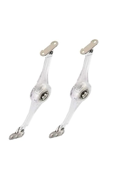 Yahya Kalkar / Düşer Mobilya Kapak Makası | Şeffaf Plastik, Cırcırlı Dolap Pistonu 2 Adet