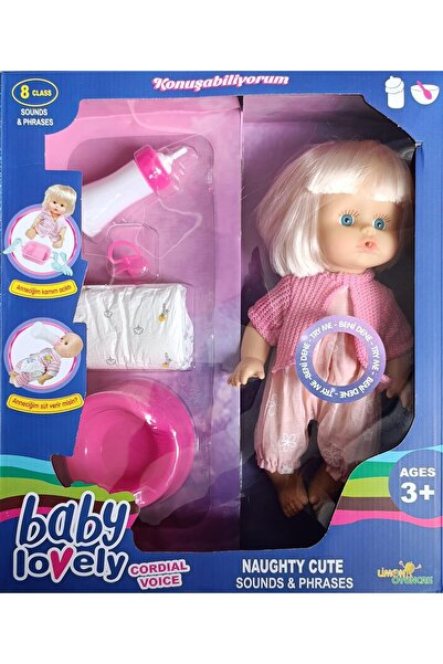 SepetinBurada LMN203 KONUŞABİLEN ALTINI ISLATAN  BEBEK 30 cm