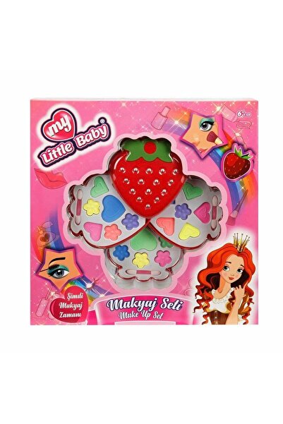 scntoys Çilek Kutulu 3'lü Makyaj Seti - Makyaj Oyun Seti Oyuncak Çilek Üçlü K...