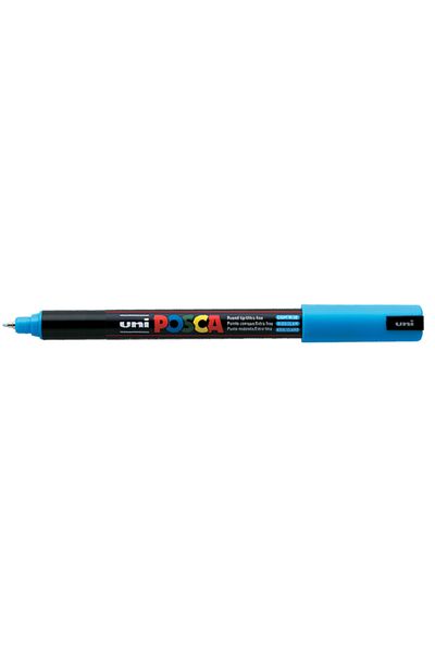 UNİ-BALL Uni-Ball 0.7 mm Light Blue Poster - Water-Based, Pc-1Mr