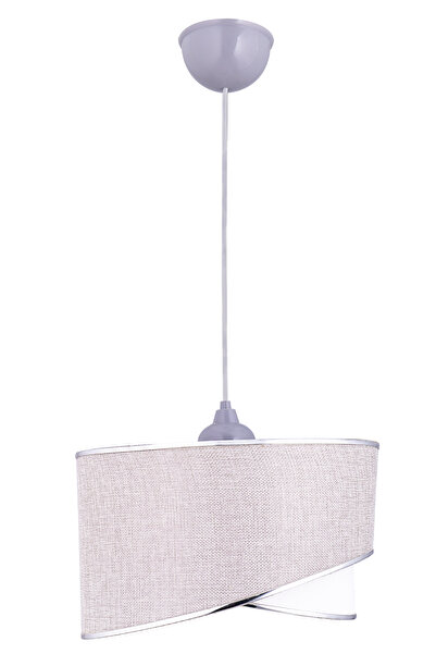 Emg DesiGn Elips 2 Katlı Kumaş Pasta Avize Çocuk Odası Yatak Odası Salon Mutfak Hol