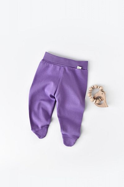 BabyCosy Pantaloni Cu Botosei - Bumbac Organic Mov