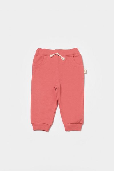 BabyCosy Pantaloni Lungi, Two Thread, 100%bumbac Organic - Rose,