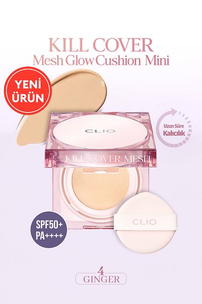 CLIO Clio Kill Cover Mesh Glow Cushion Mini - Intense Moisture, Radiance, Spf50+ Pa++++