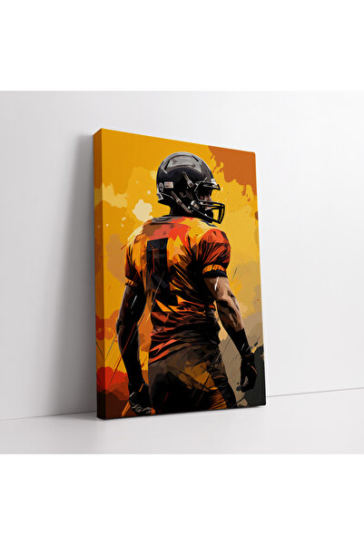KOSS Dijital Pictură abstractă pe pânză cu fotbal american