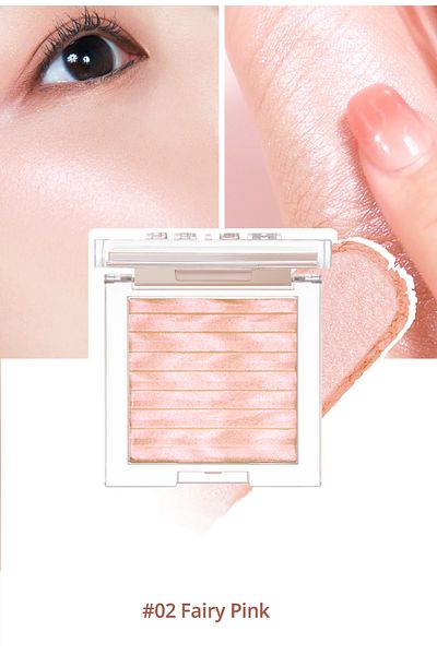 CLIO Highlighter Clio Prism Highlighter with Micro Pearl Grains Intense Radiance (02 Fairy Pink)