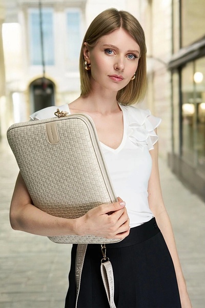 TB Terzi Bey Macbook Air Pro 13.3" and 14" Wicker Luxury Inch Laptop Case