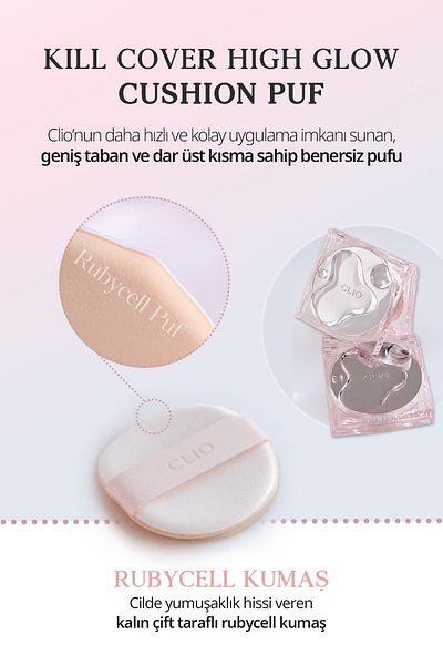CLIO Clio Kill Cover - High-Glow Cushion Puff with Precise Application