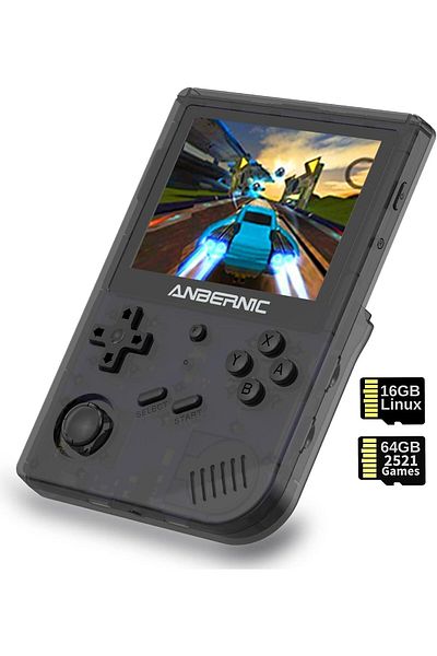 ANBERNIC RG351V Handheld Game Console Open Source System Built-in WiFi 64G TF Card 2500 Classic Games