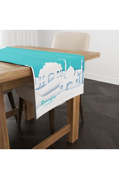 Filamente Ramadan Runner / Ramadan Pattern / Rezistent la pete - Tesatura Micropetek lavabila 140x40
