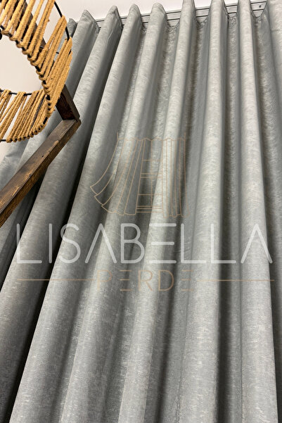 LisabellaHome Κουρτίνα φόντου - Σειρά Lisabella Luxury Velvet Textured