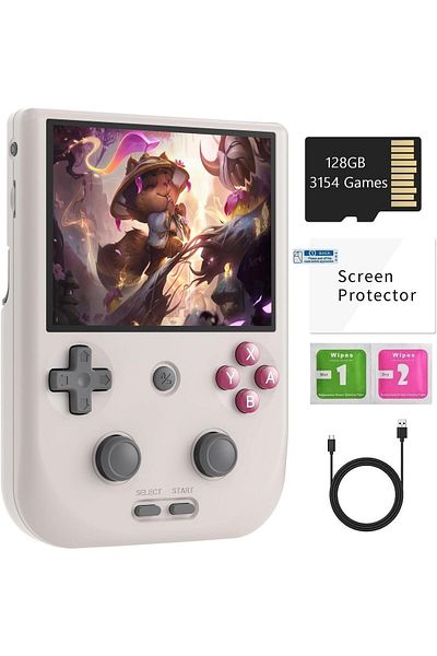 ANBERNIC RG405V Retro Video Handheld Game Console Android 12 System 4 inch IPS Touch Screen128GB TF Card