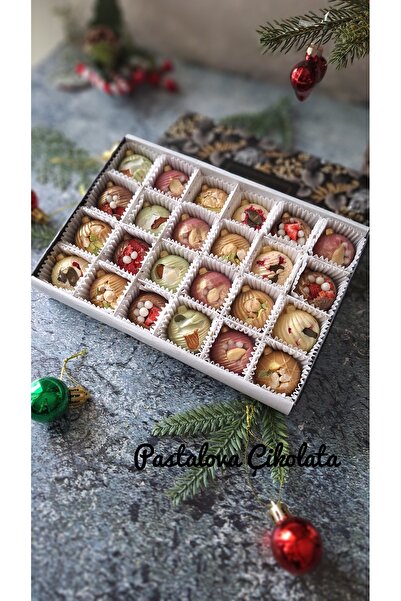 PASTALOVA Çatlak Çikolata ( Kuru Meyveli Ve Kuru Yemişli 24'lü Kutu )